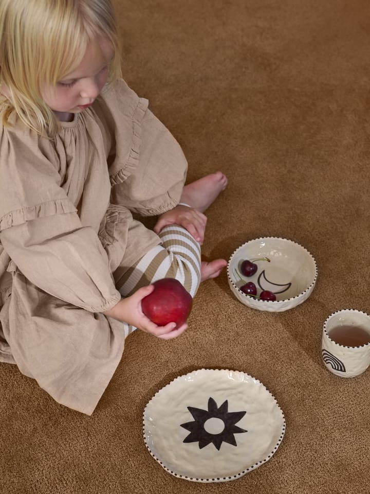 Vajilla infantil Naive 3 piezas, Red brown Ferm Living