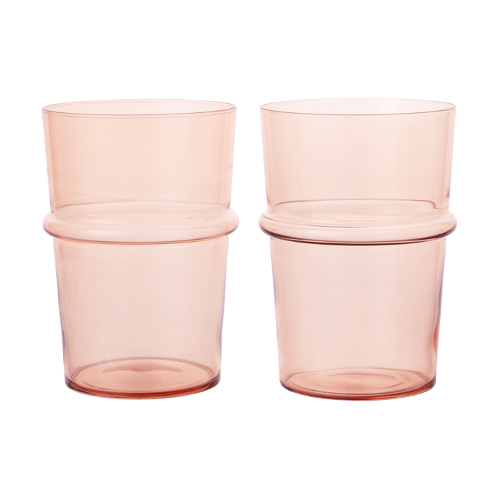 Vaso Boya alto 45 cl, 2-pack - Blush - Ferm Living