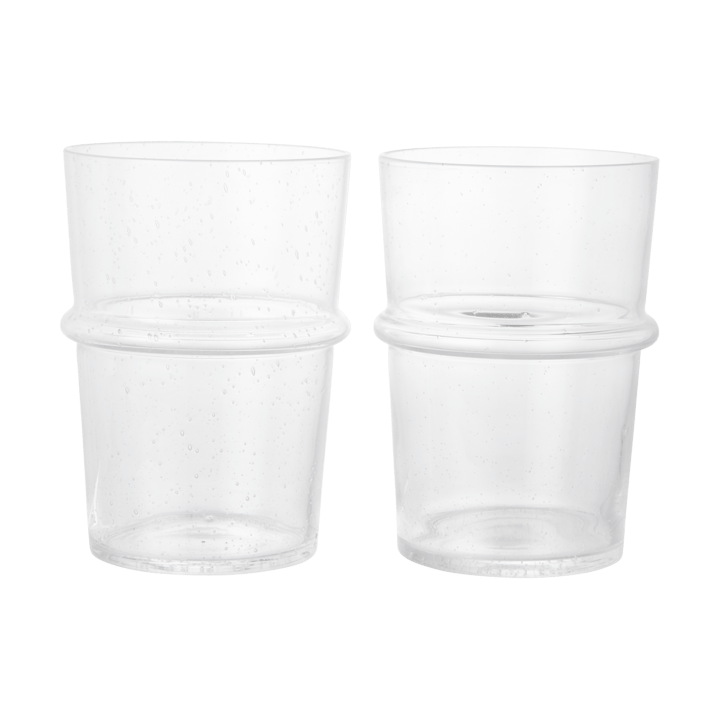 Vaso Boya alto 45 cl, 2-pack - Clear - Ferm Living