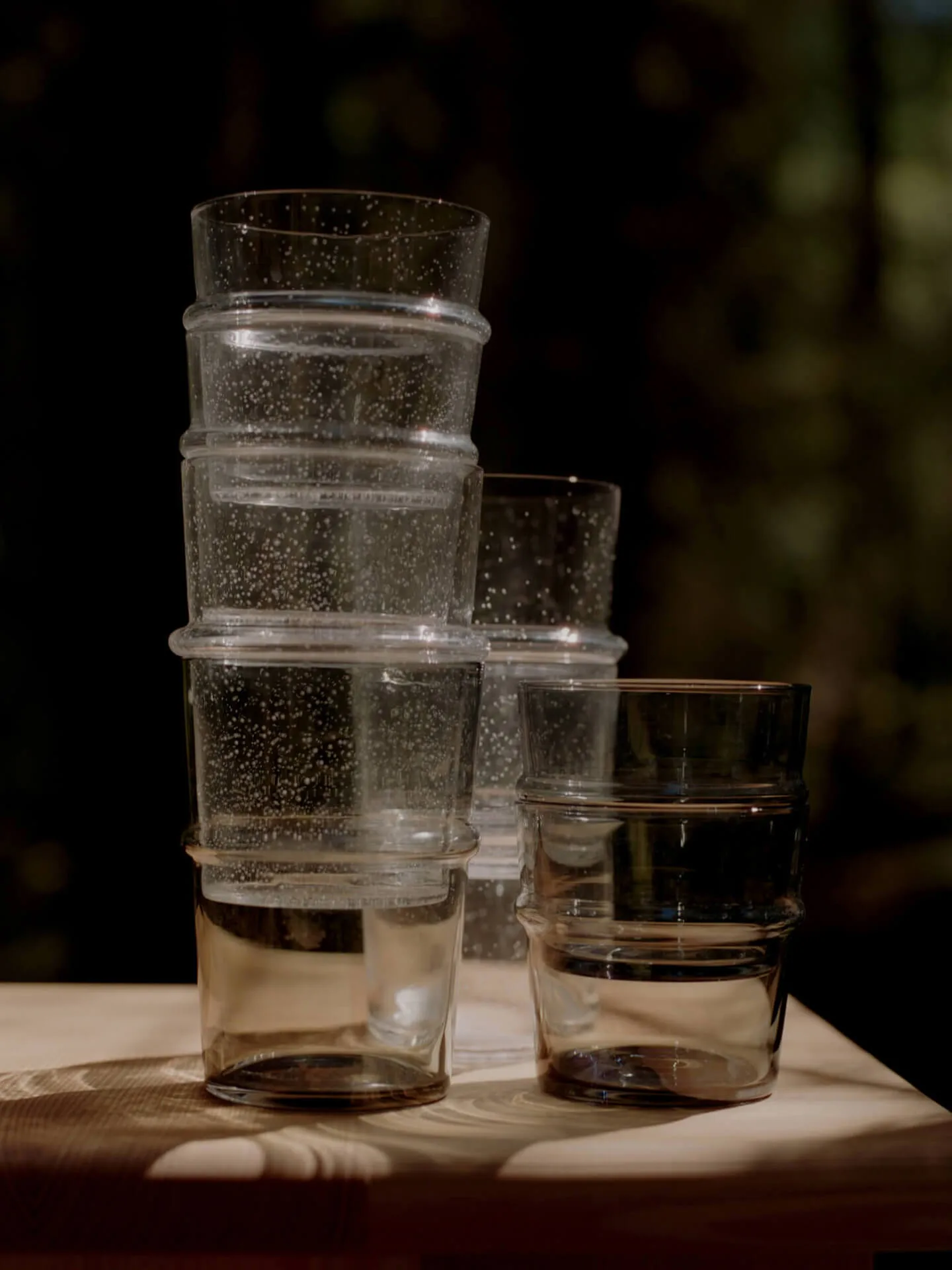 Vaso Boya alto 45 cl, 2-pack, Clear Ferm Living