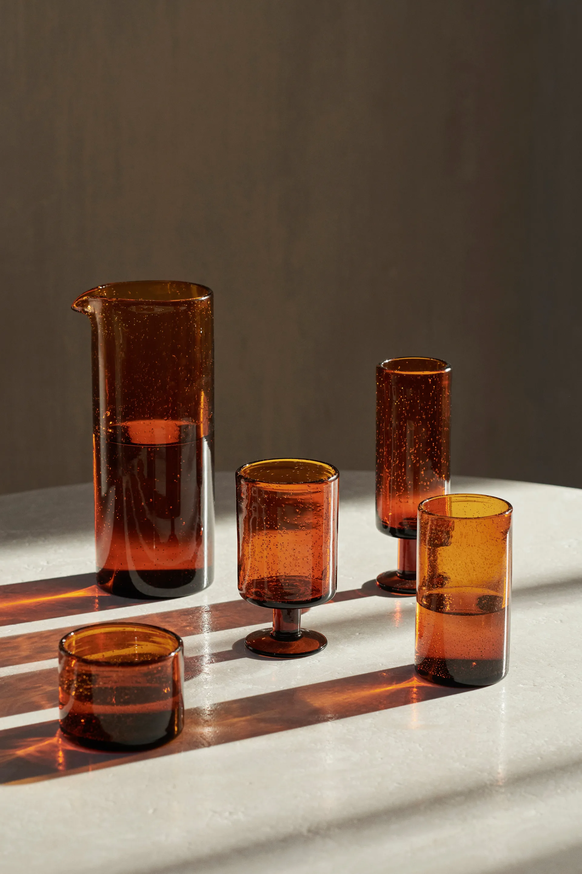 Vaso de agua Oli alto 22 cl, Amber Ferm Living