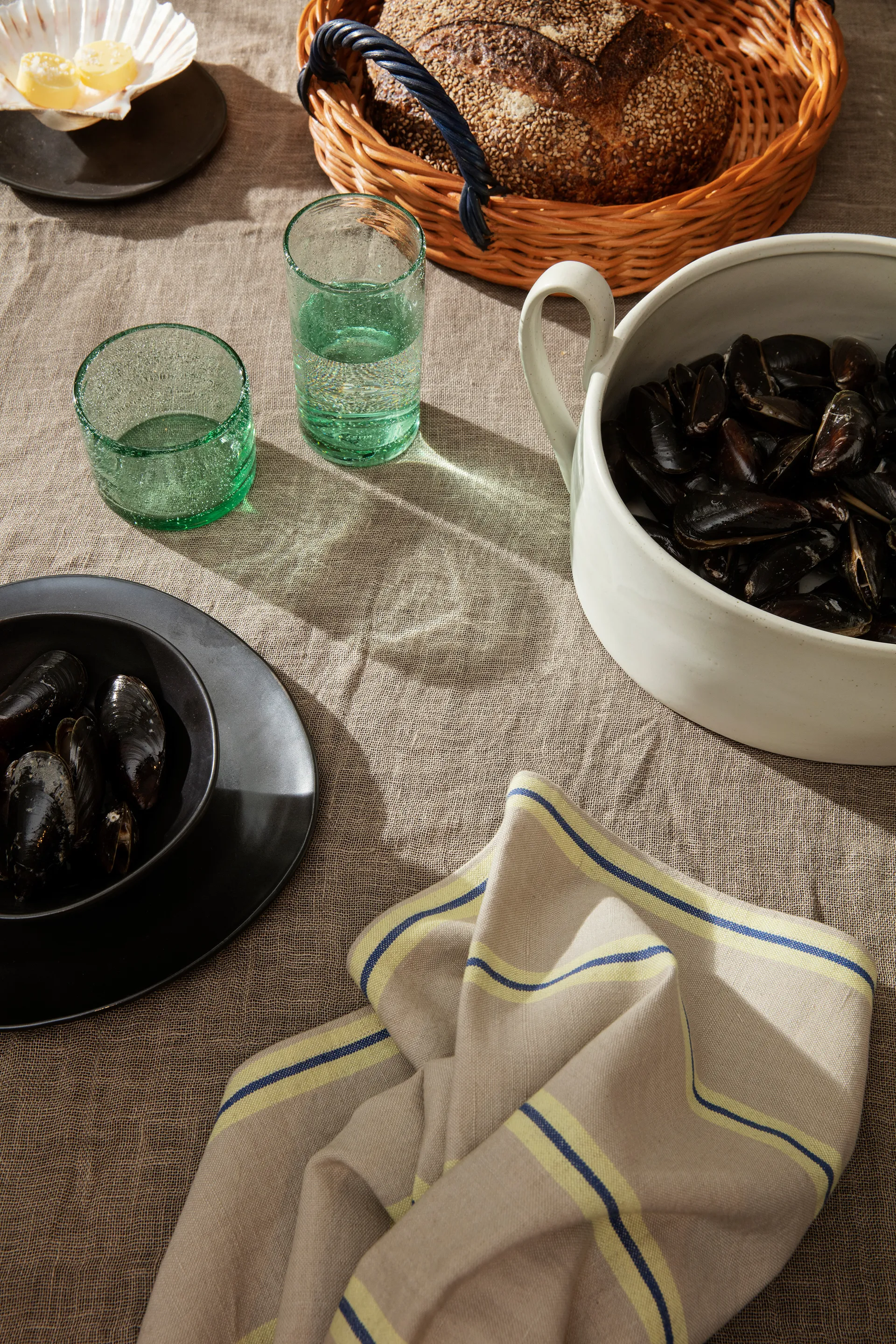 Vaso de agua Oli alto 22 cl, Recycled clear Ferm Living