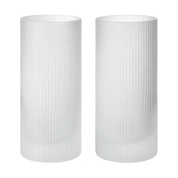 Vaso Ripple highball 48 cl, 2-pack - Clear - Ferm Living
