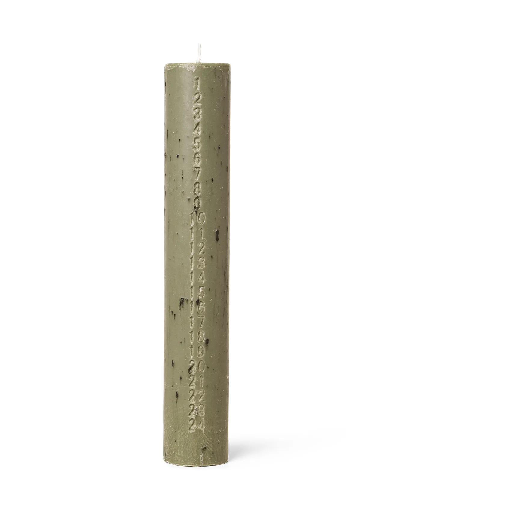 Vela de calendario Mura, Artichoke green Ferm Living