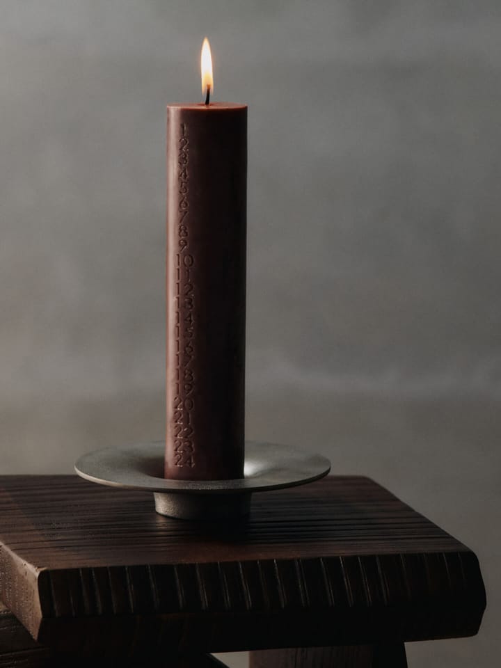 Vela de calendario Mura, Dark Grape Ferm Living