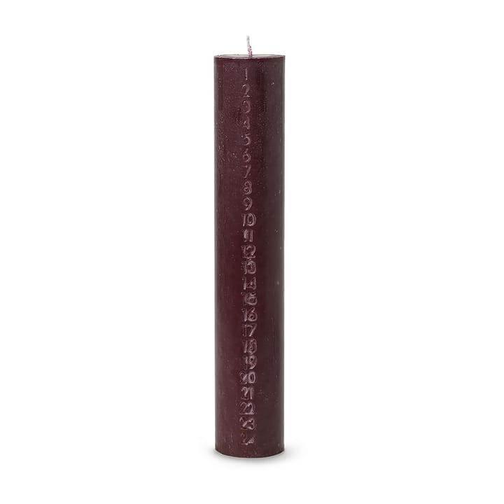 Vela de calendario Pure, burgundy Ferm Living