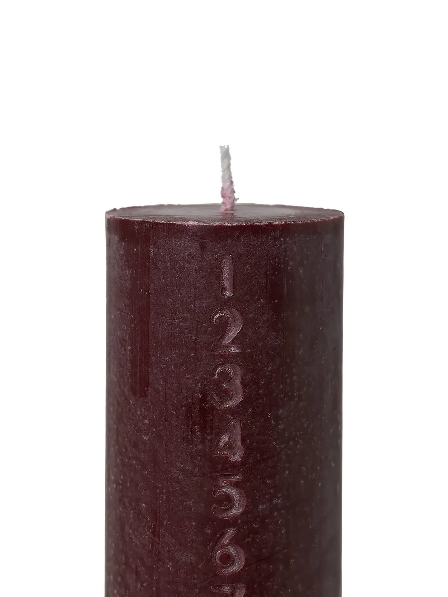 Vela de calendario Pure, burgundy Ferm Living