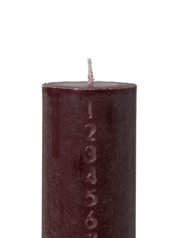 Vela de calendario Pure - burgundy - Ferm Living