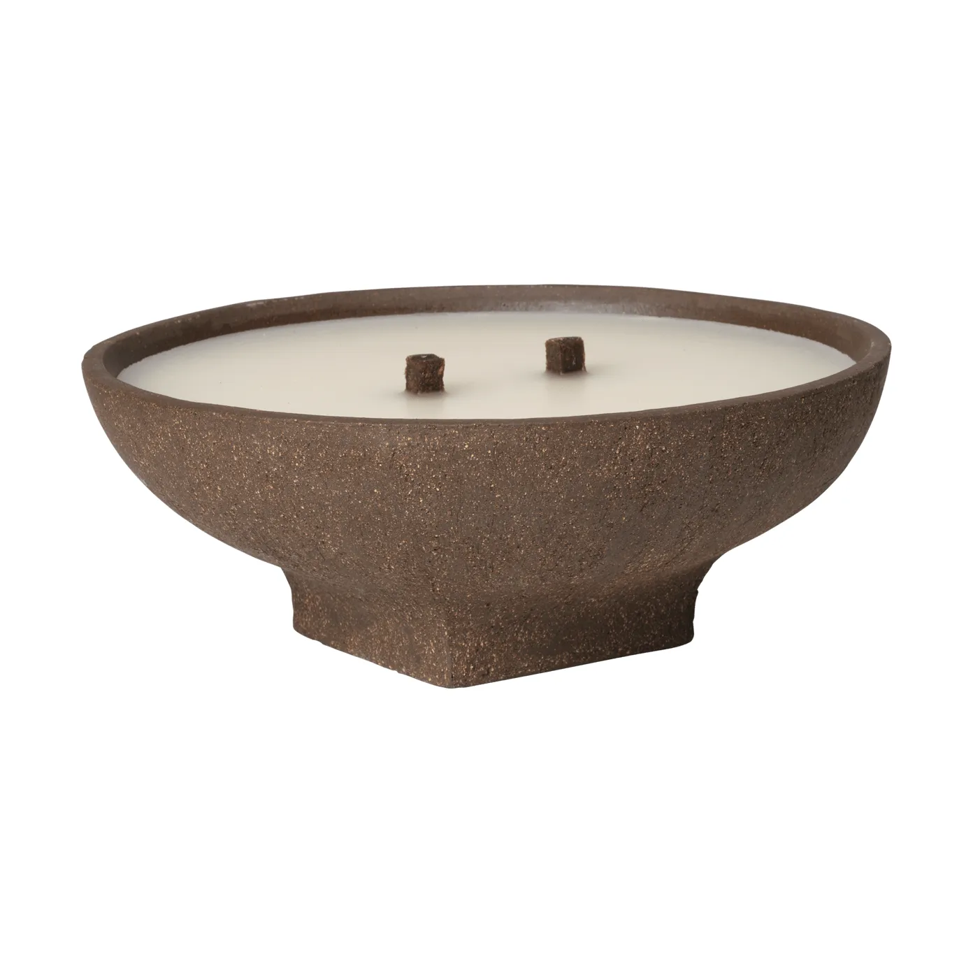 Vela de exterior Vei , Brown, Ø20 × 8 cm Ferm Living
