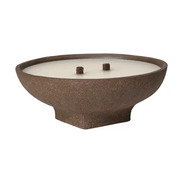 Vela de exterior Vei  - Brown, Ø20 × 8 cm - Ferm Living
