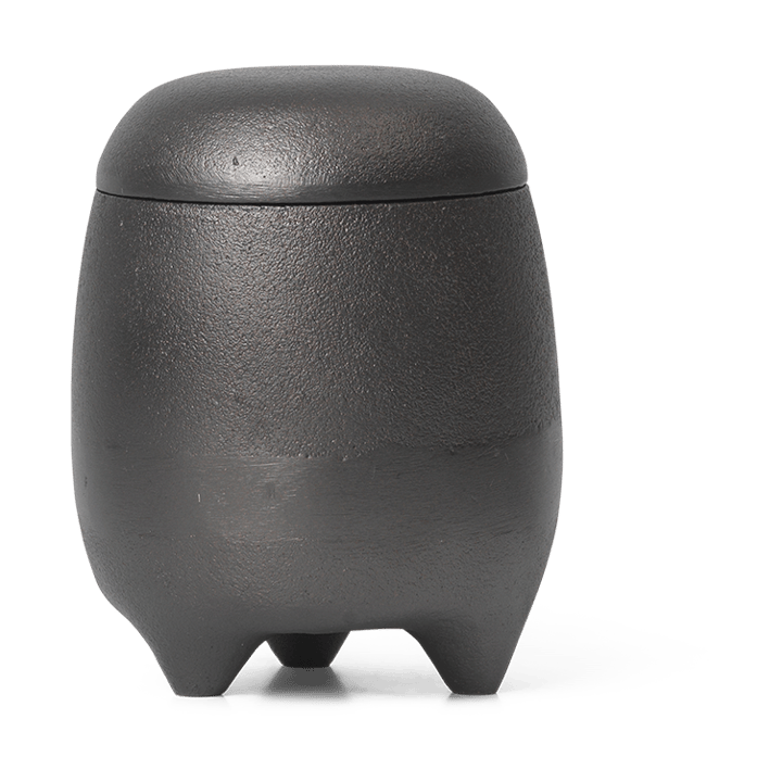 Vela en frasco Evoke, Aluminio ennegrecido Ferm Living