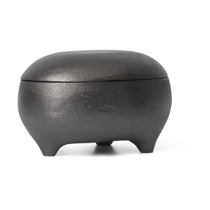 Vela en frasco Evoke twin, Aluminio ennegrecido Ferm Living