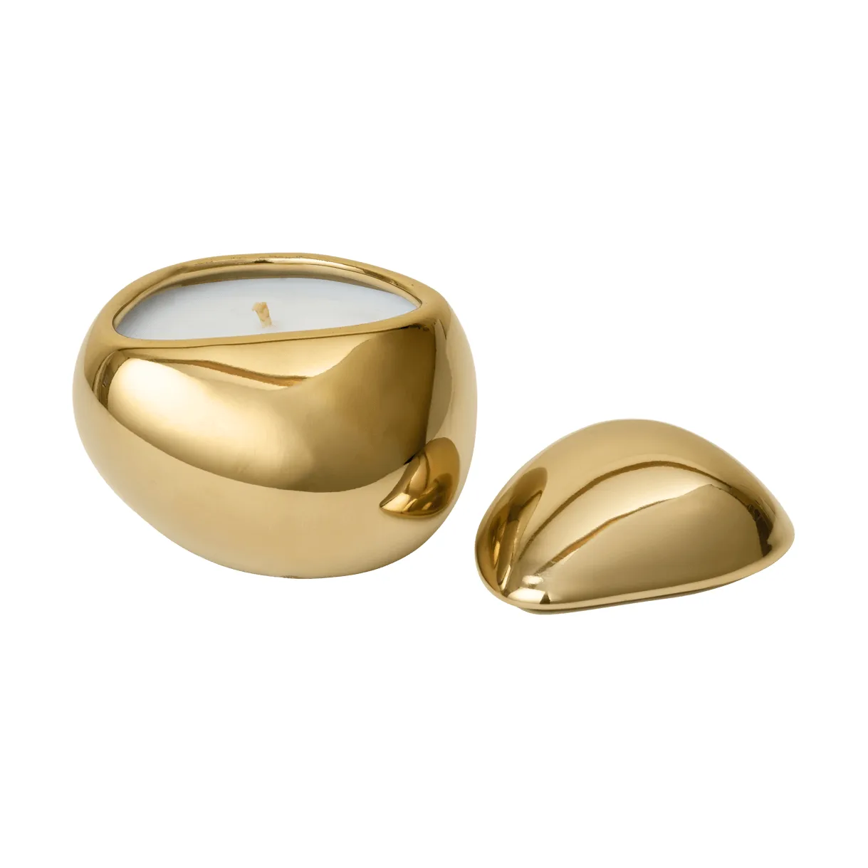 Vela perfumada Bellure 40 h, Acabado latón Ferm Living