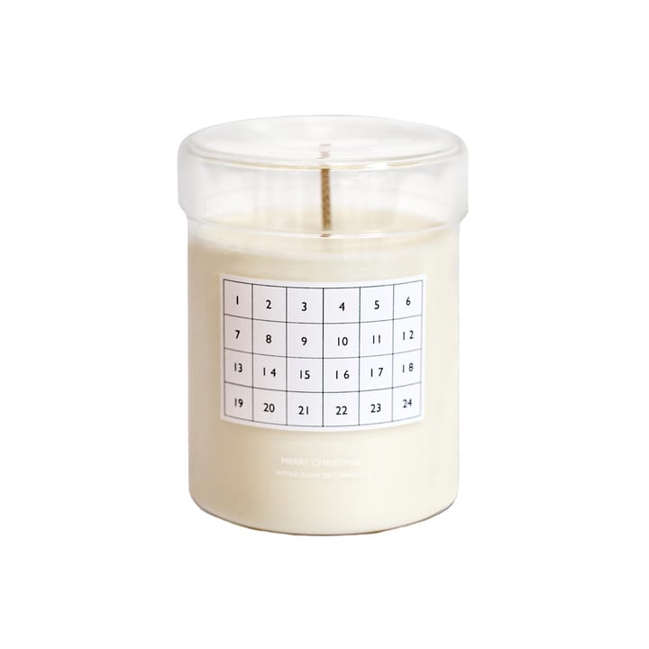Vela perfumada Christmas Calendar - blanco - ferm LIVING