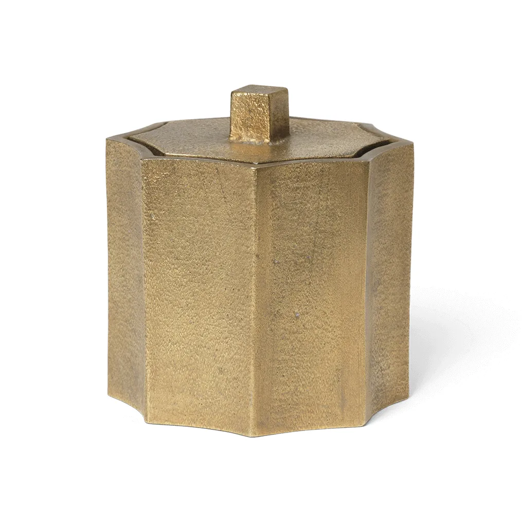 Vela perfumada Otte 23 h, Brass finish Ferm Living