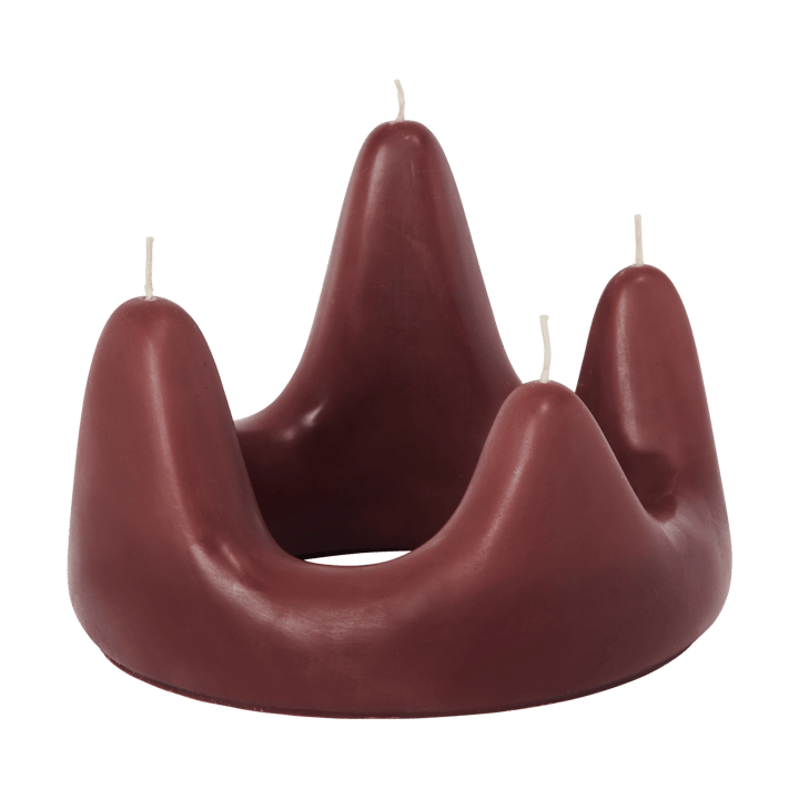 Vela Stala candle ring, Dark grape Ferm Living