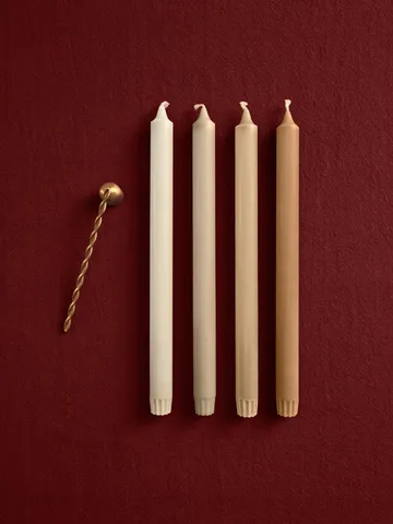 Velas Pure, 4-pack - Faded - Ferm Living