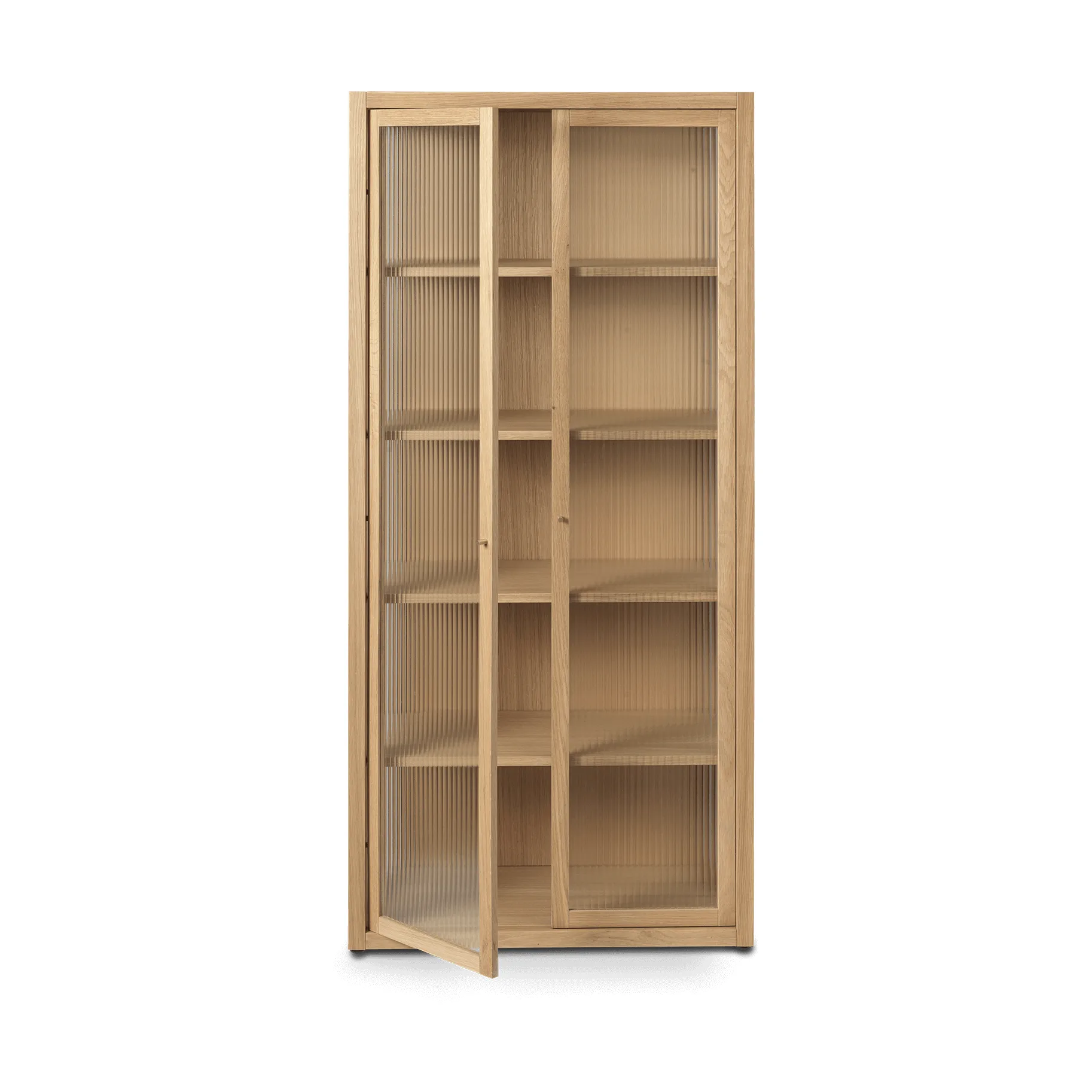 Vitrina Reed 70x155 cm, Natural oak Ferm Living
