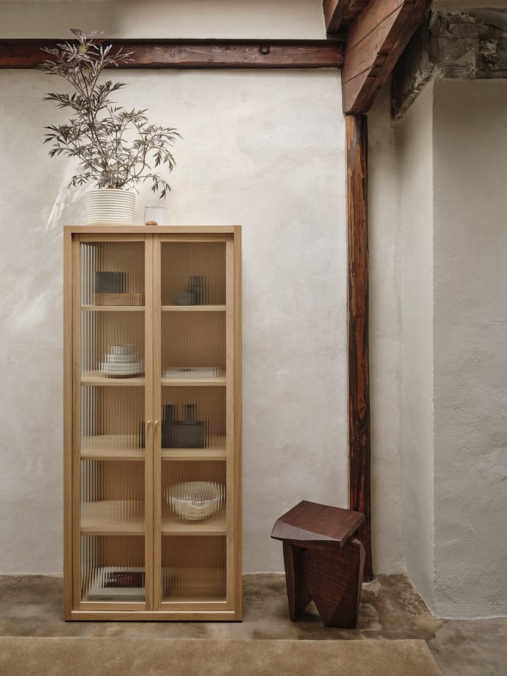 Vitrina Reed 70x155 cm, Natural oak Ferm Living