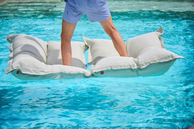 Cojín flotante Ulisse 150x108x25 cm, Taupe Fiam