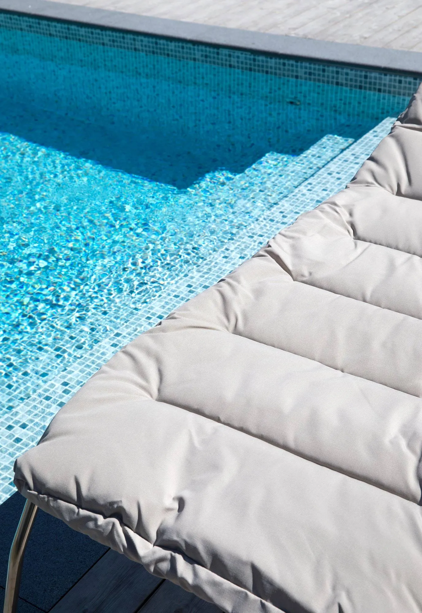 Cojín para la silla para tomar el sol Samba Soft, Beige Fiam