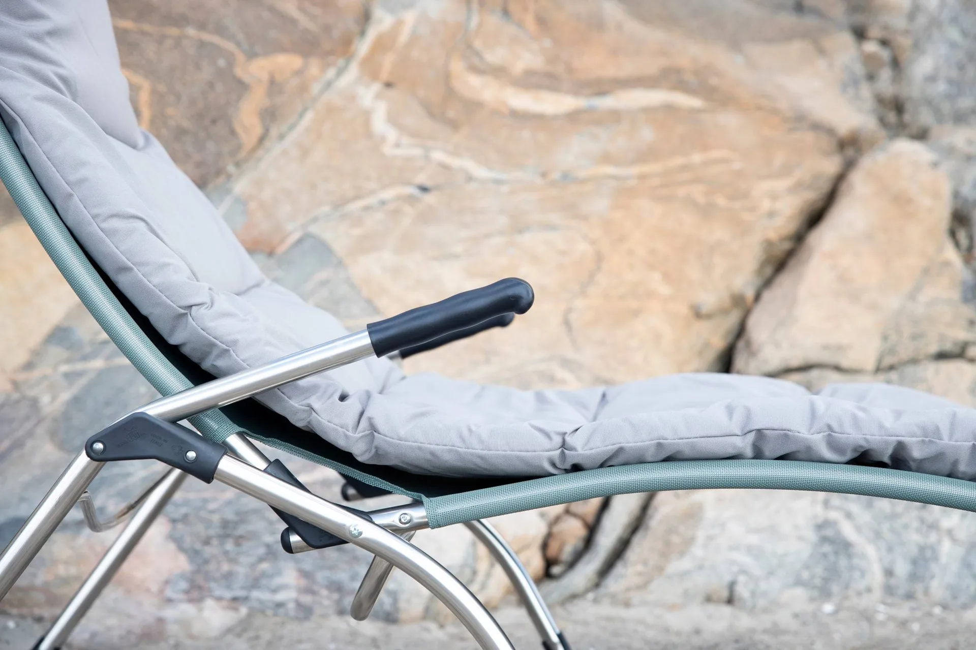 Cojín para la silla para tomar el sol Samba Soft, Grey Fiam