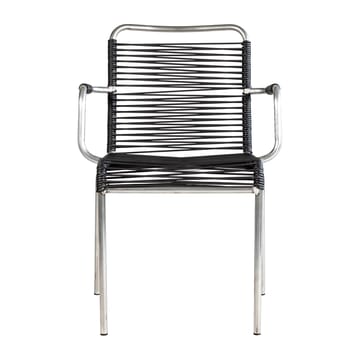 Silla con reposabrazos Mya aluminio - Black - Fiam