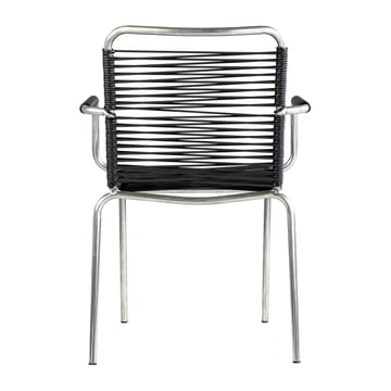 Silla con reposabrazos Mya aluminio - Black - Fiam