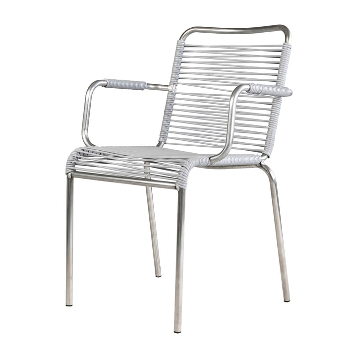 Silla con reposabrazos Mya aluminio - Grey - Fiam