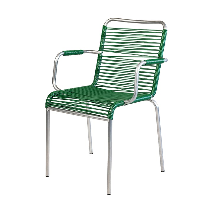 Silla con reposabrazos Mya Spaghetti - Dark green - Fiam