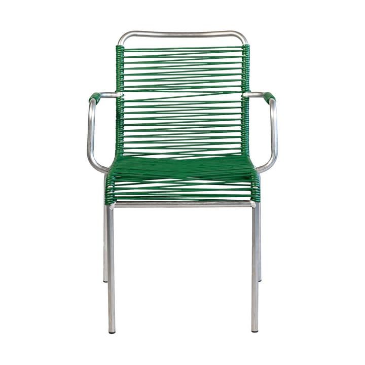 Silla con reposabrazos Mya Spaghetti - Dark green - Fiam