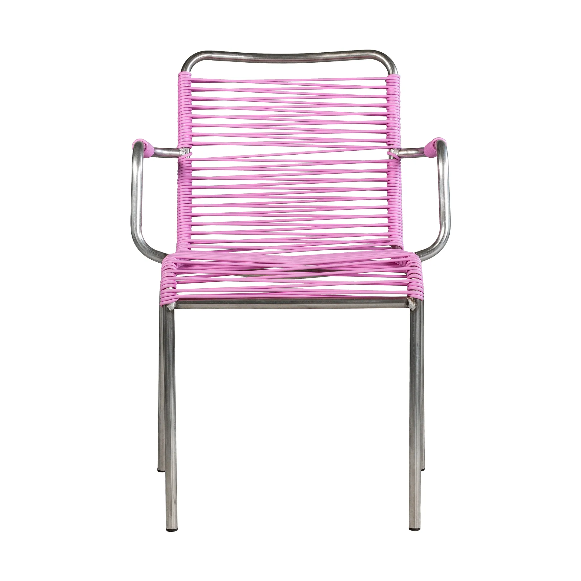 Silla con reposabrazos Mya Spaghetti, Pink Fiam