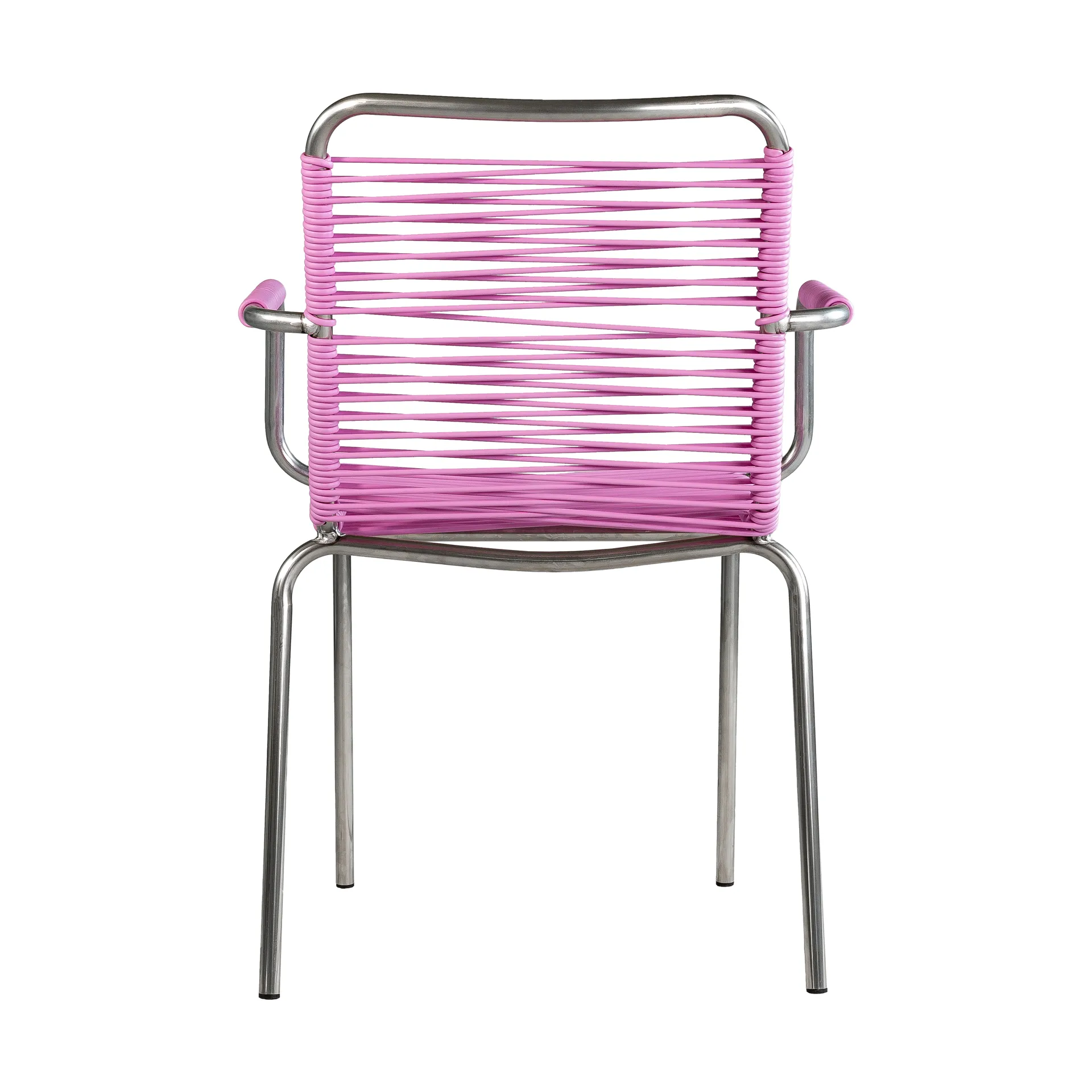 Silla con reposabrazos Mya Spaghetti, Pink Fiam