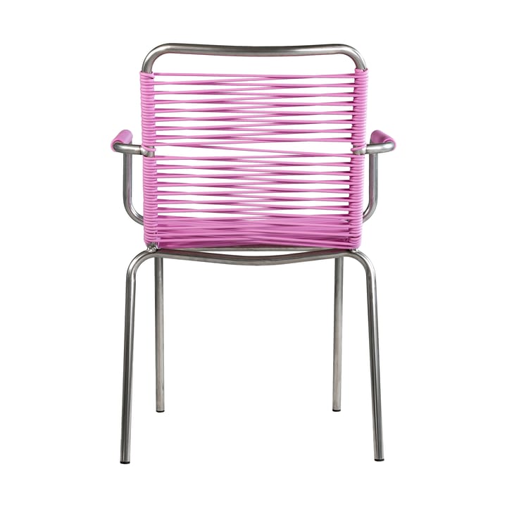 Silla con reposabrazos Mya Spaghetti - Pink - Fiam