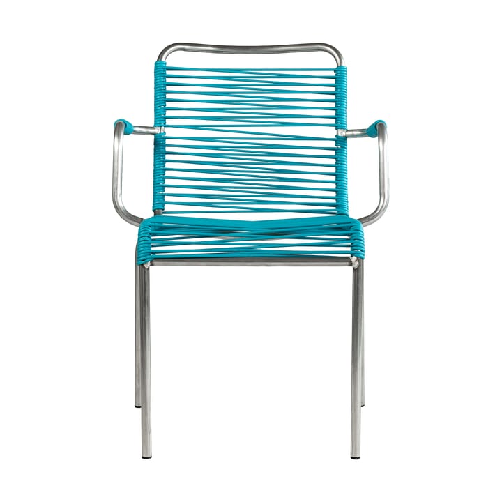 Silla con reposabrazos Mya Spaghetti, Turquo Fiam
