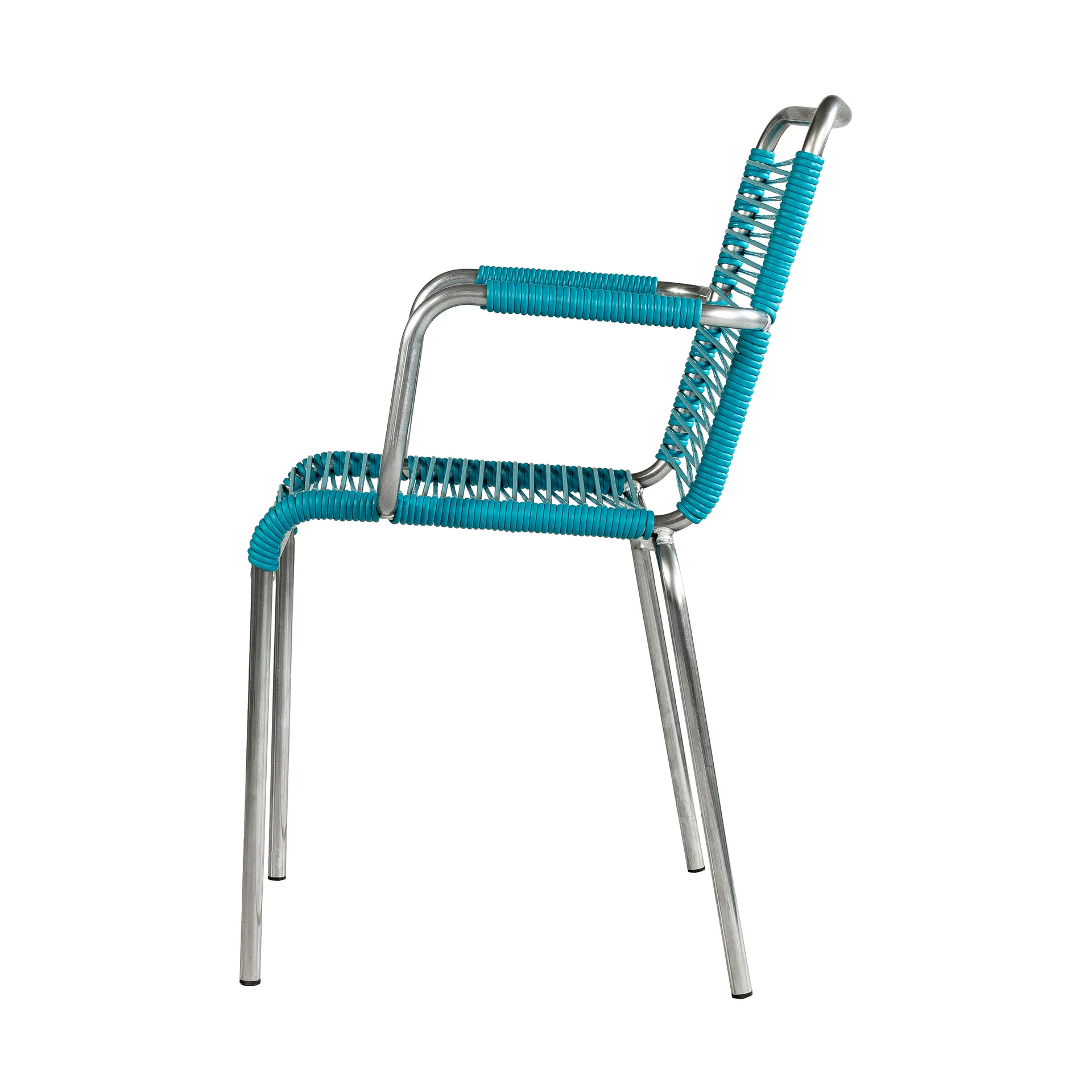 Silla con reposabrazos Mya Spaghetti, Turquo Fiam