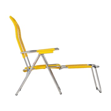 Silla para tomar el sol con reposapiés Spaghetti - Amarillo - Fiam