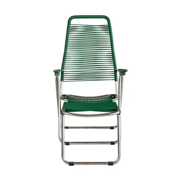 Silla para tomar el sol con reposapiés Spaghetti - Green - Fiam