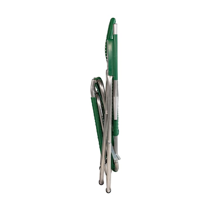 Silla para tomar el sol con reposapiés Spaghetti, Green Fiam