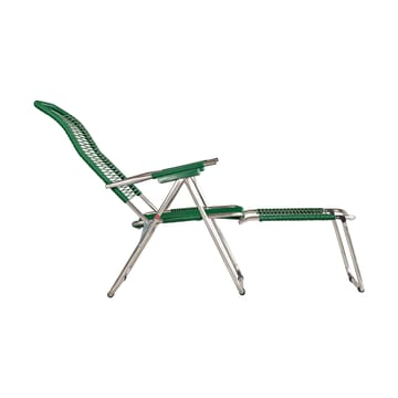 Silla para tomar el sol con reposapiés Spaghetti - Green - Fiam