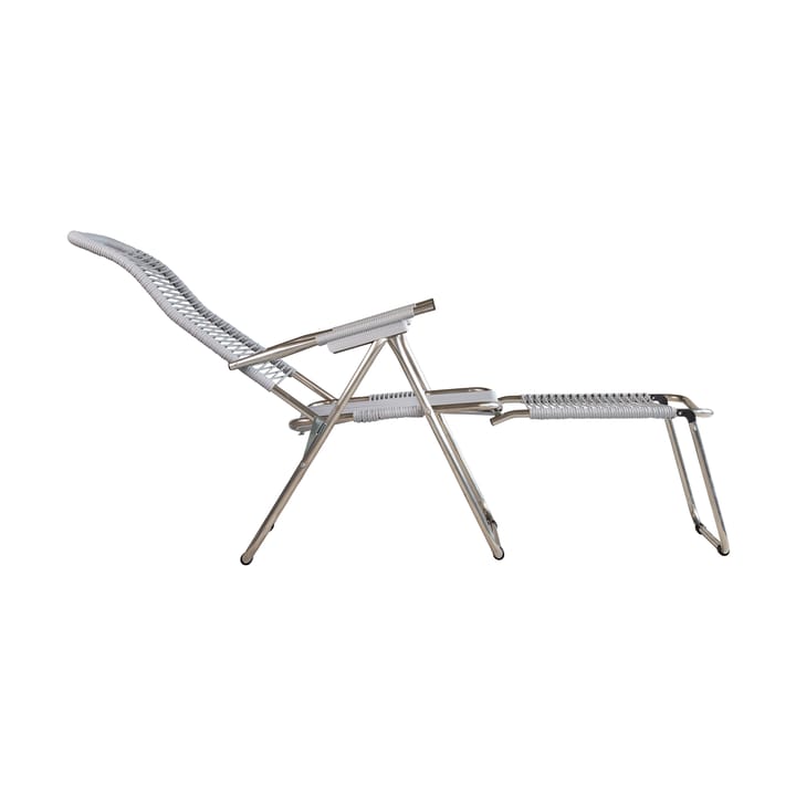 Silla para tomar el sol con reposapiés Spaghetti, Grey Fiam