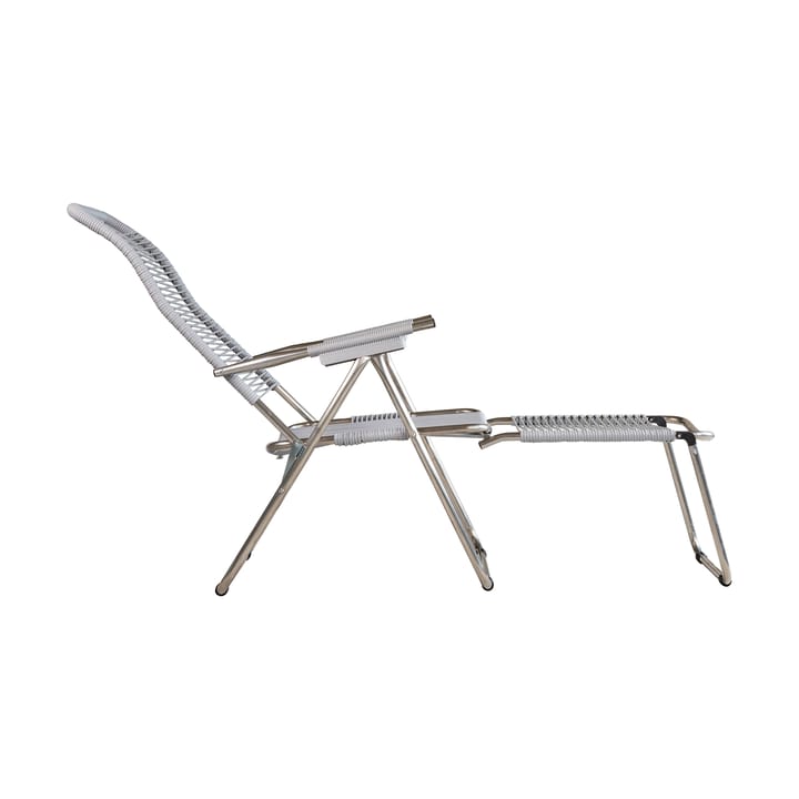 Silla para tomar el sol con reposapiés Spaghetti, Grey Fiam