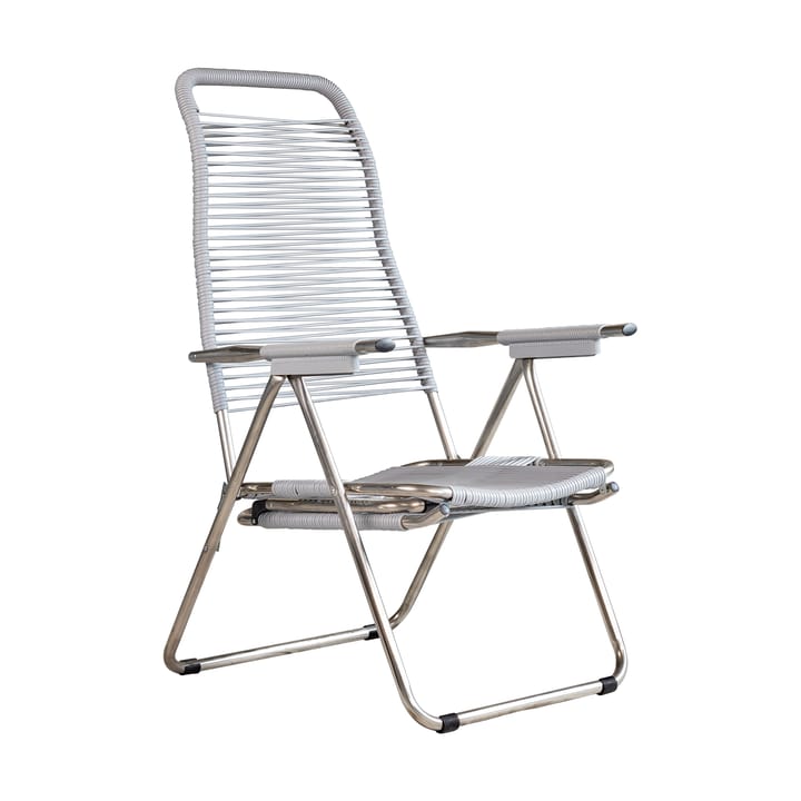 Silla para tomar el sol con reposapiés Spaghetti - Grey - Fiam