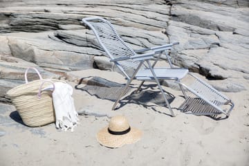 Silla para tomar el sol con reposapiés Spaghetti - Grey - Fiam