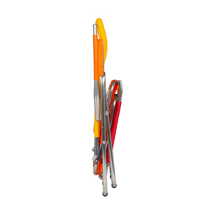 Silla para tomar el sol con reposapiés Spaghetti, Multi, amarillo Fiam