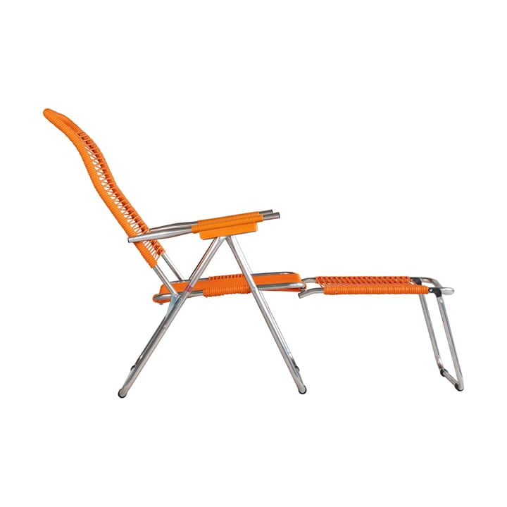 Silla para tomar el sol con reposapiés Spaghetti, Orange Fiam