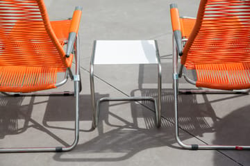 Silla para tomar el sol con reposapiés Spaghetti - Orange - Fiam