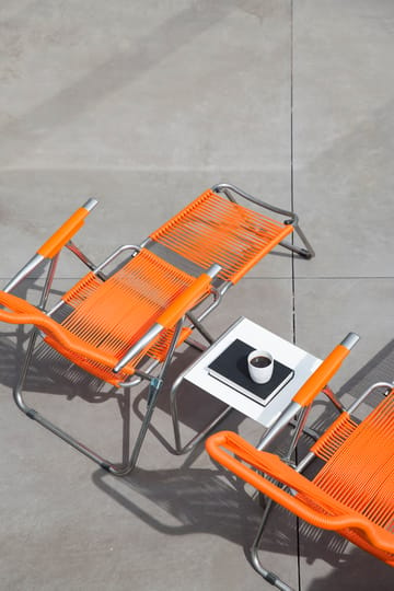 Silla para tomar el sol con reposapiés Spaghetti - Orange - Fiam