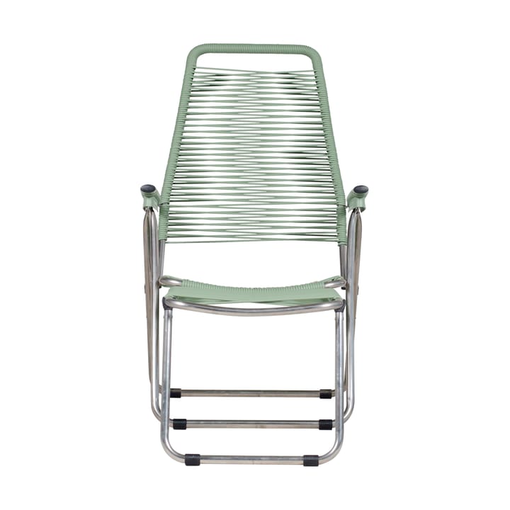 Silla para tomar el sol con reposapiés Spaghetti, Sage green Fiam