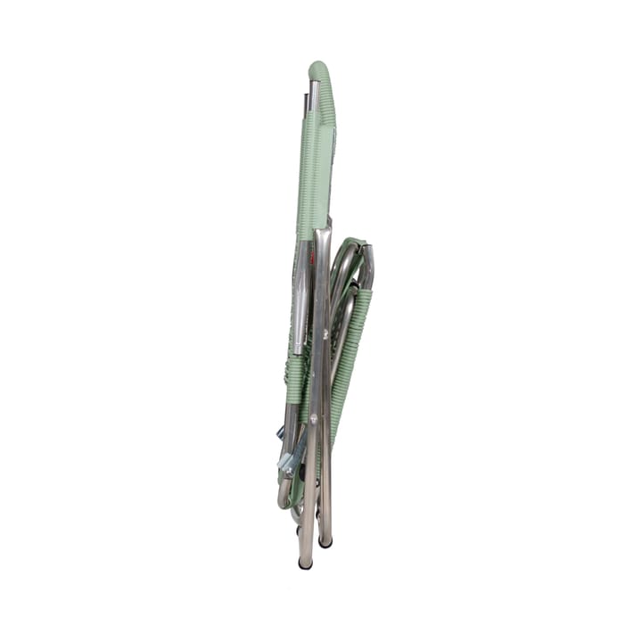Silla para tomar el sol con reposapiés Spaghetti, Sage green Fiam